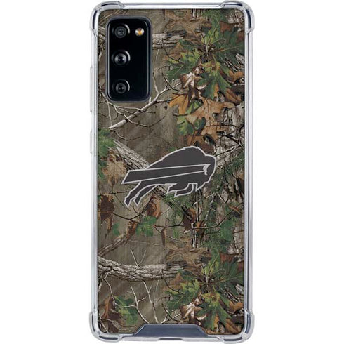 NFL Buffalo Bills Realtree Xtra Green Camo Galaxy S20 FE Clear Case